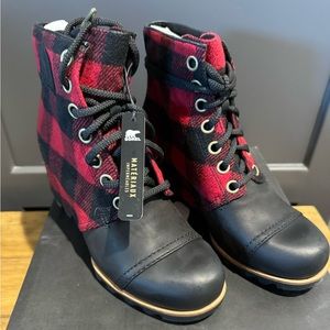 Sorel- PDX Buffalo Plaid Wedges